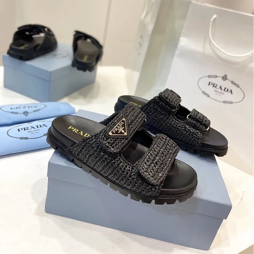 PRD RAFFIA SANDALS