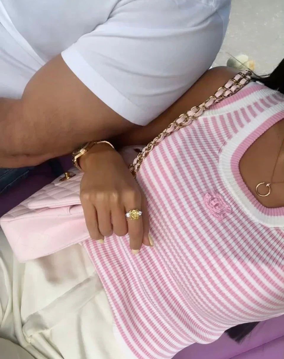 PINK STRIPES TOP