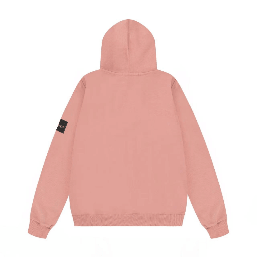 Stone Monogram Zip Hoodie