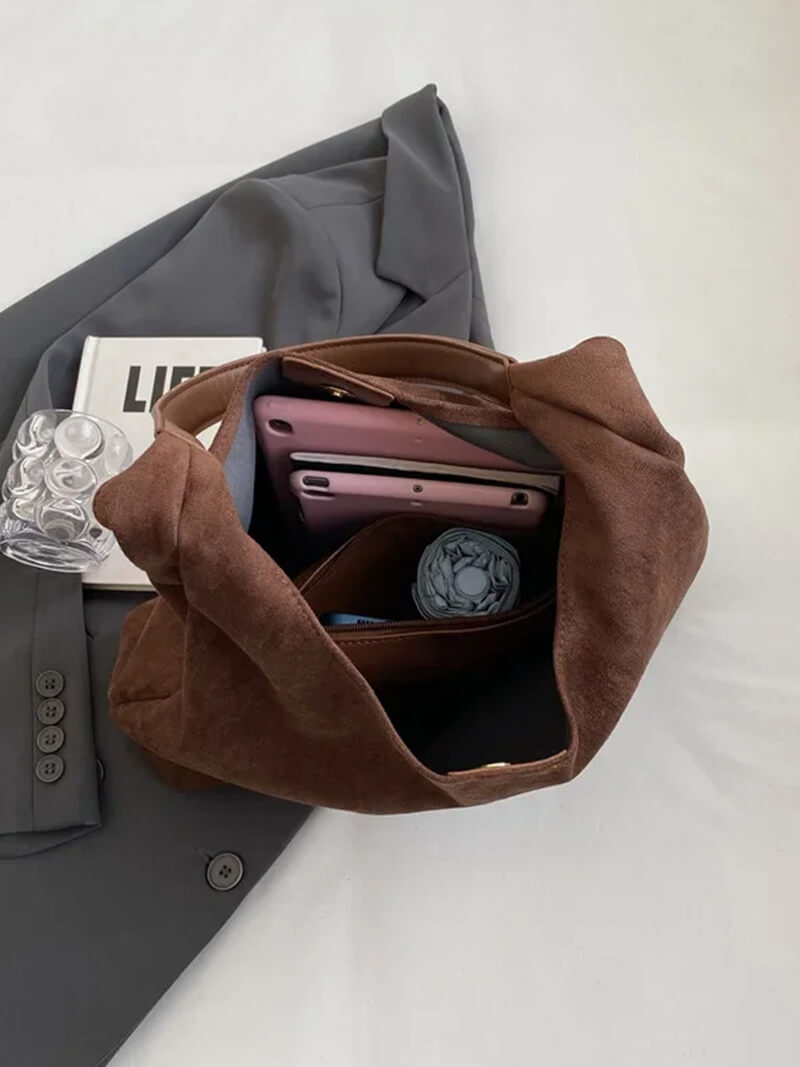 "Karina" Wildleder Handtasche