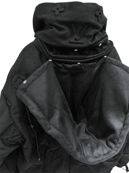 LV'' PUFFERJACKET BLACK