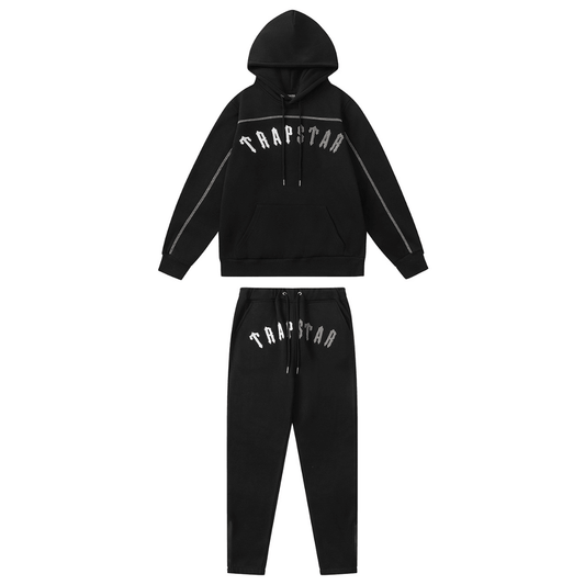 Split Arch Black Tracksuit