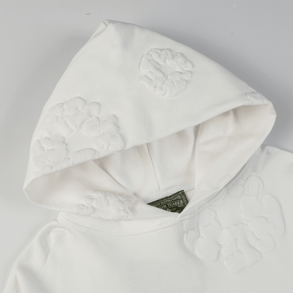 Denim Trs Full White Tracksuit