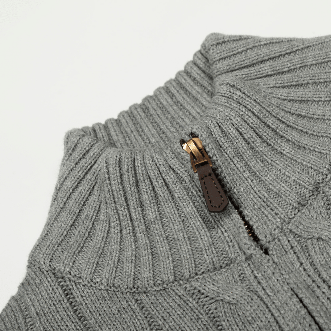 Polo Zip Sweater