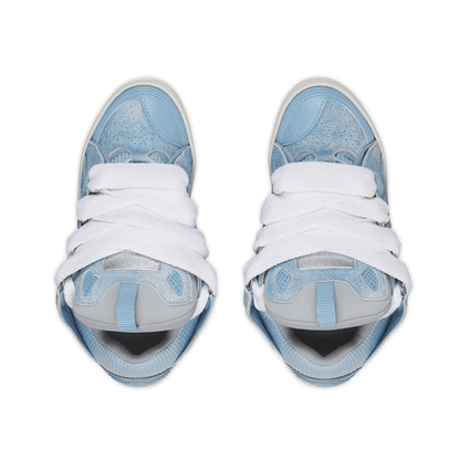 Curb Sky Blue White