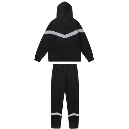 Decoded V-Stripe Black Tracksuit