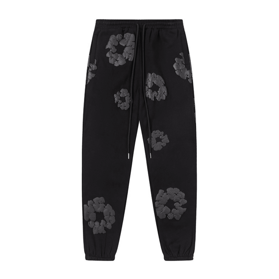 Denim Trs Full Black Tracksuit
