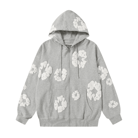 Denim Trs Zip Hoodie