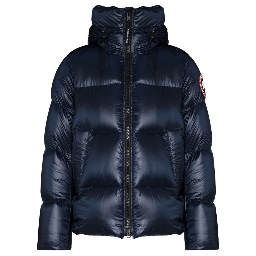 Goose Navy Puffer Jacket