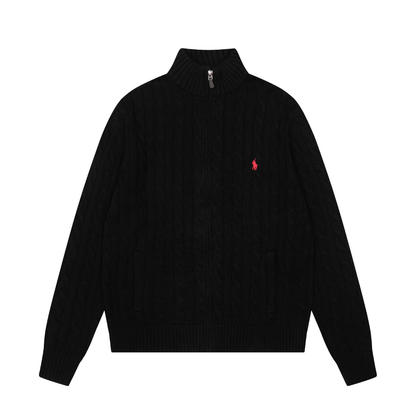 Polo Zip Sweater