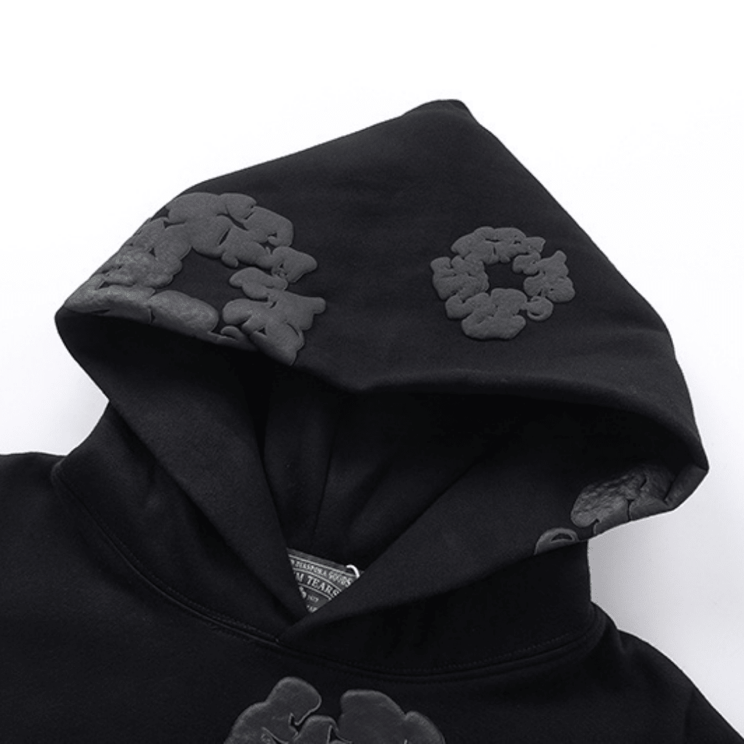 Denim Trs Full Black Tracksuit