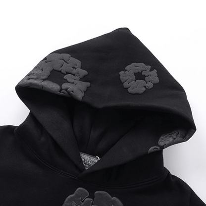 Denim Trs Full Black Tracksuit