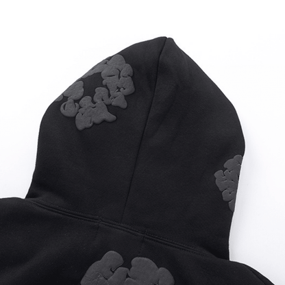 Denim Trs Full Black Tracksuit