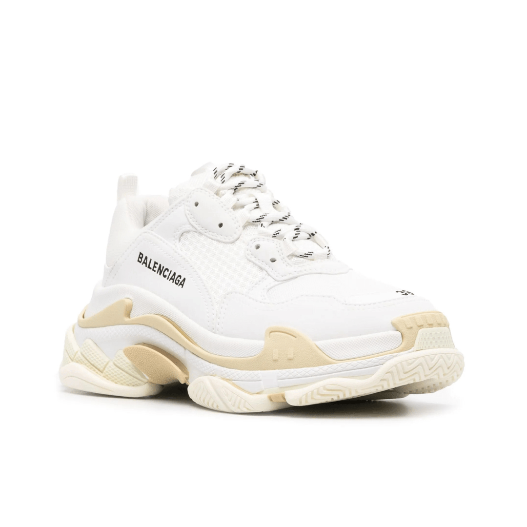 Triple S White Beige