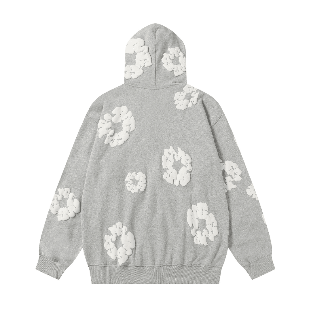 Denim Trs Zip Hoodie