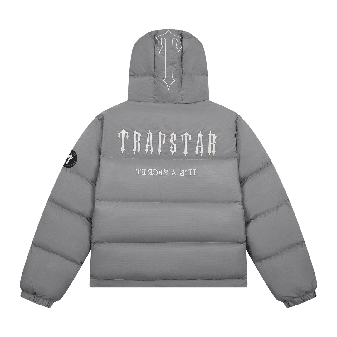 Decoded 2.0 Hooded Puffer Grey Jacket