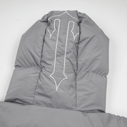 Decoded 2.0 Hooded Puffer Grey Jacket