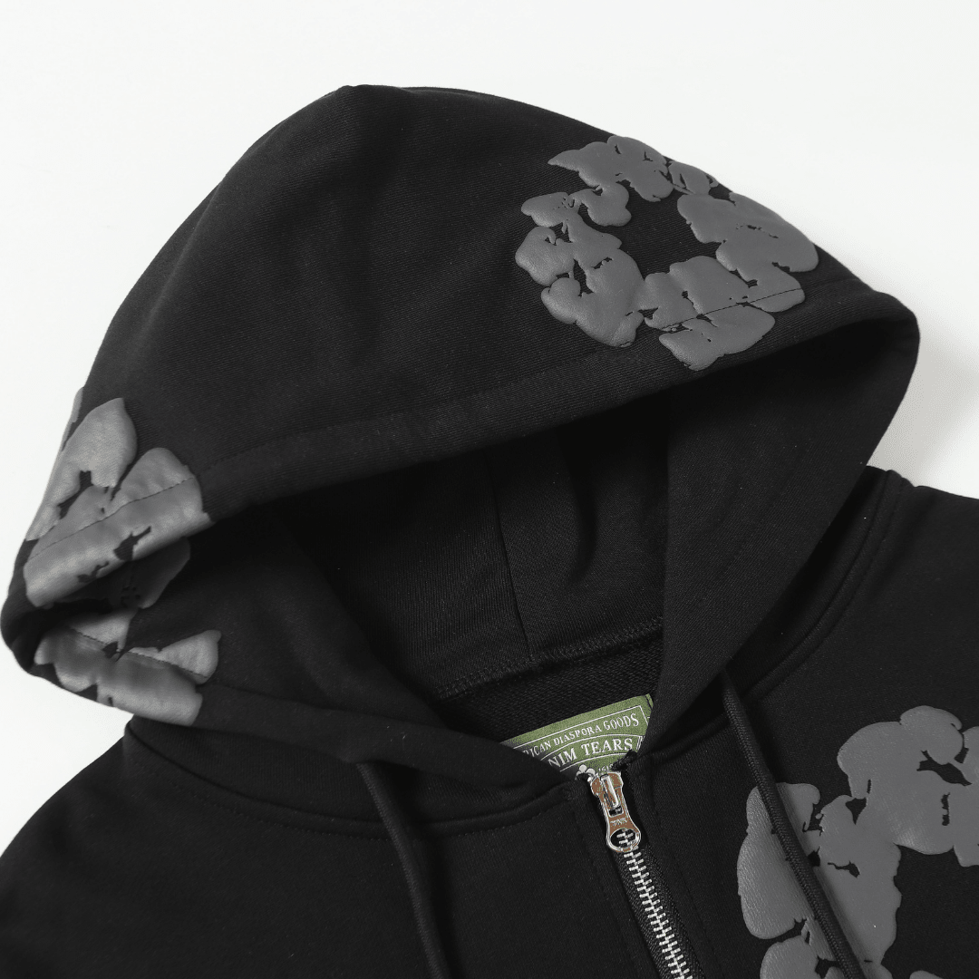 Denim Trs Zip Hoodie