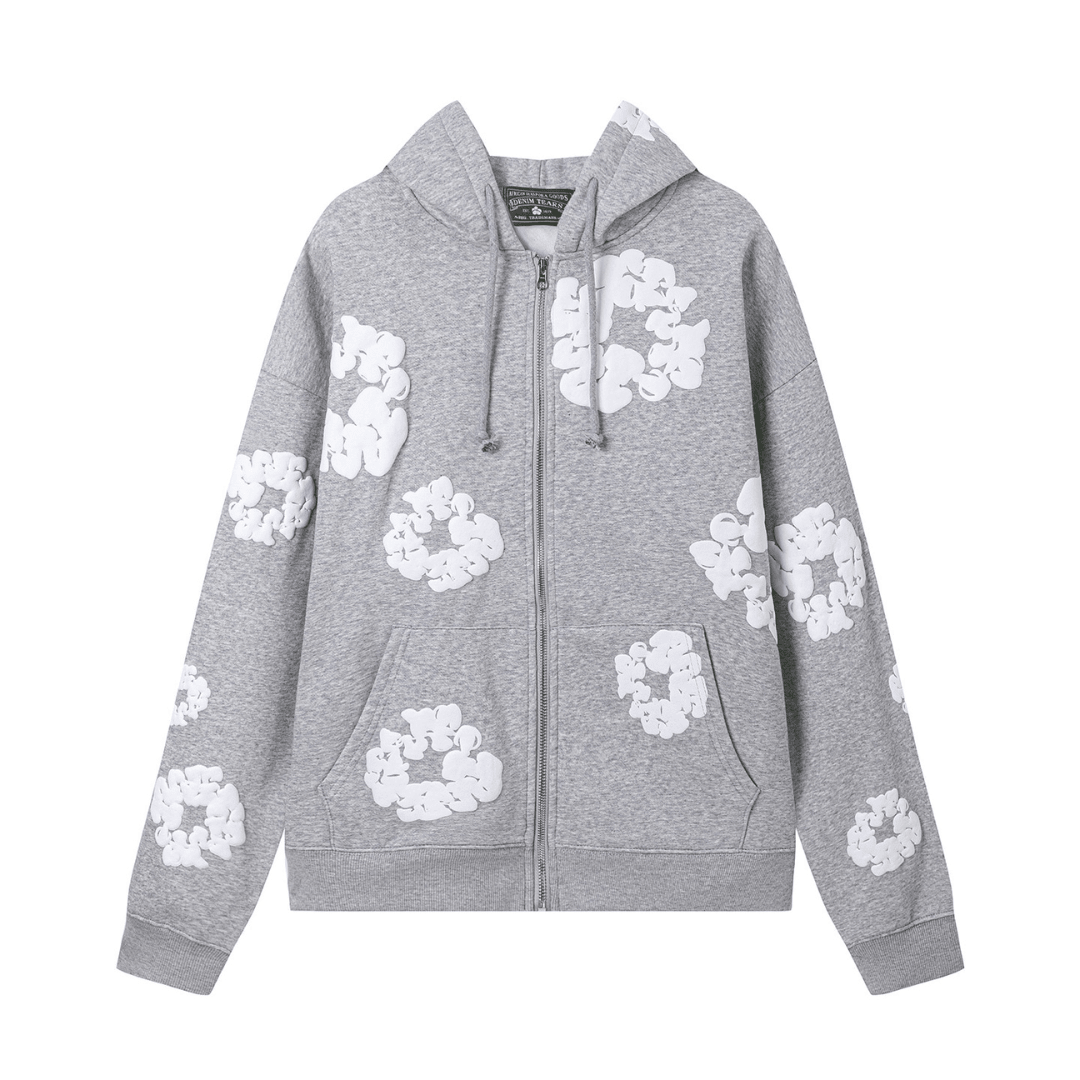Denim Trs Zip Hoodie