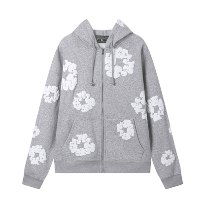 Denim Trs Zip Hoodie