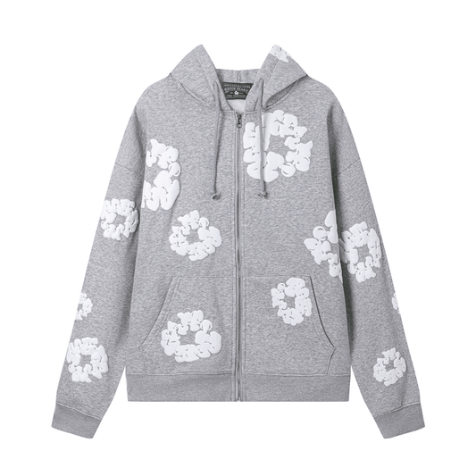 Denim Trs Zip Hoodie