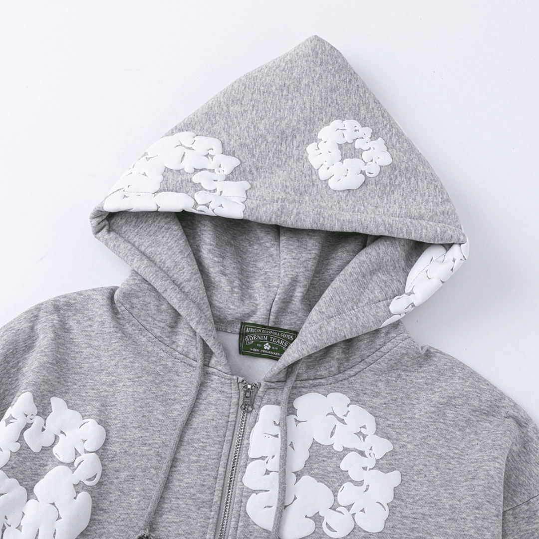 Denim Trs Zip Hoodie