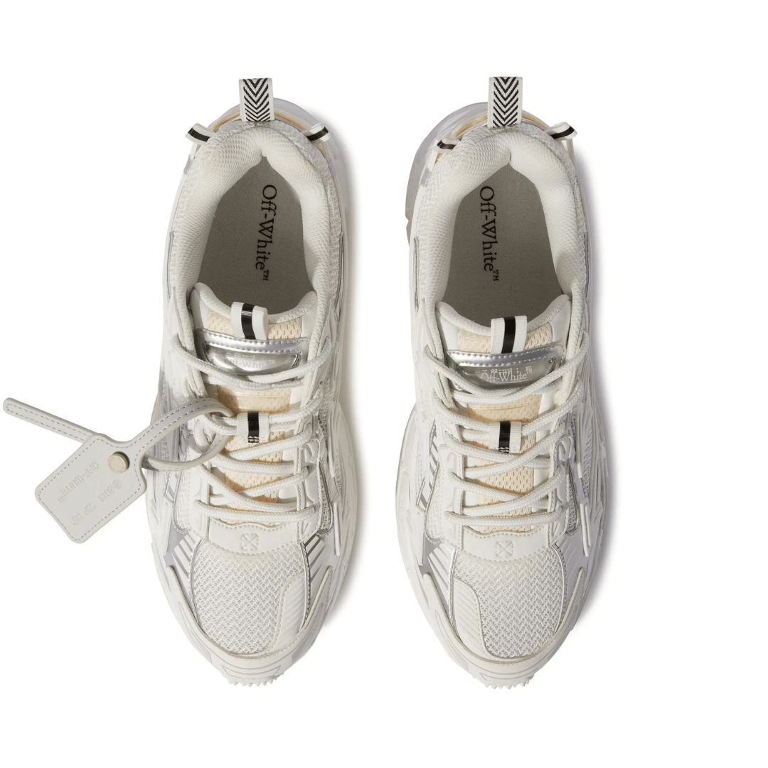 Off 'Be Right Back' Beige Silver