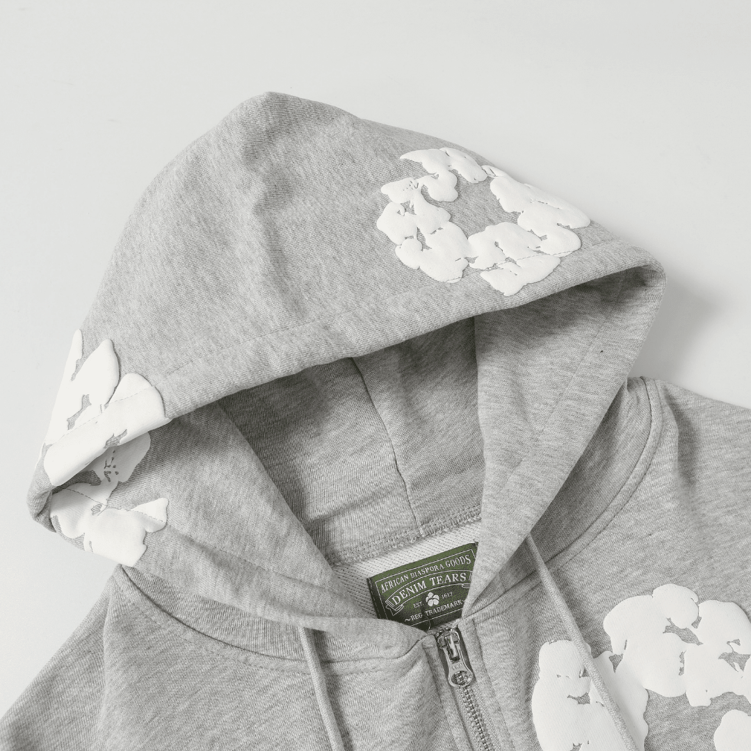 Denim Trs Zip Hoodie