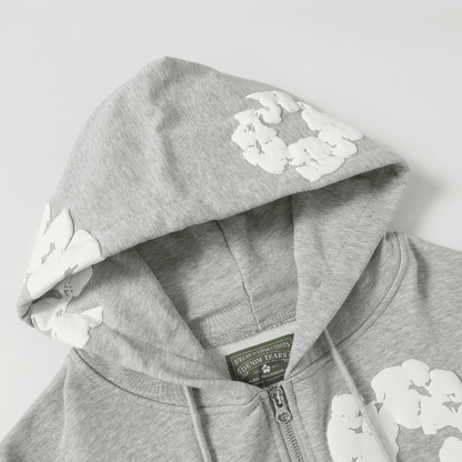 Denim Trs Zip Hoodie