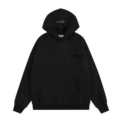 Essentials Relaxed Black Tracksuit
