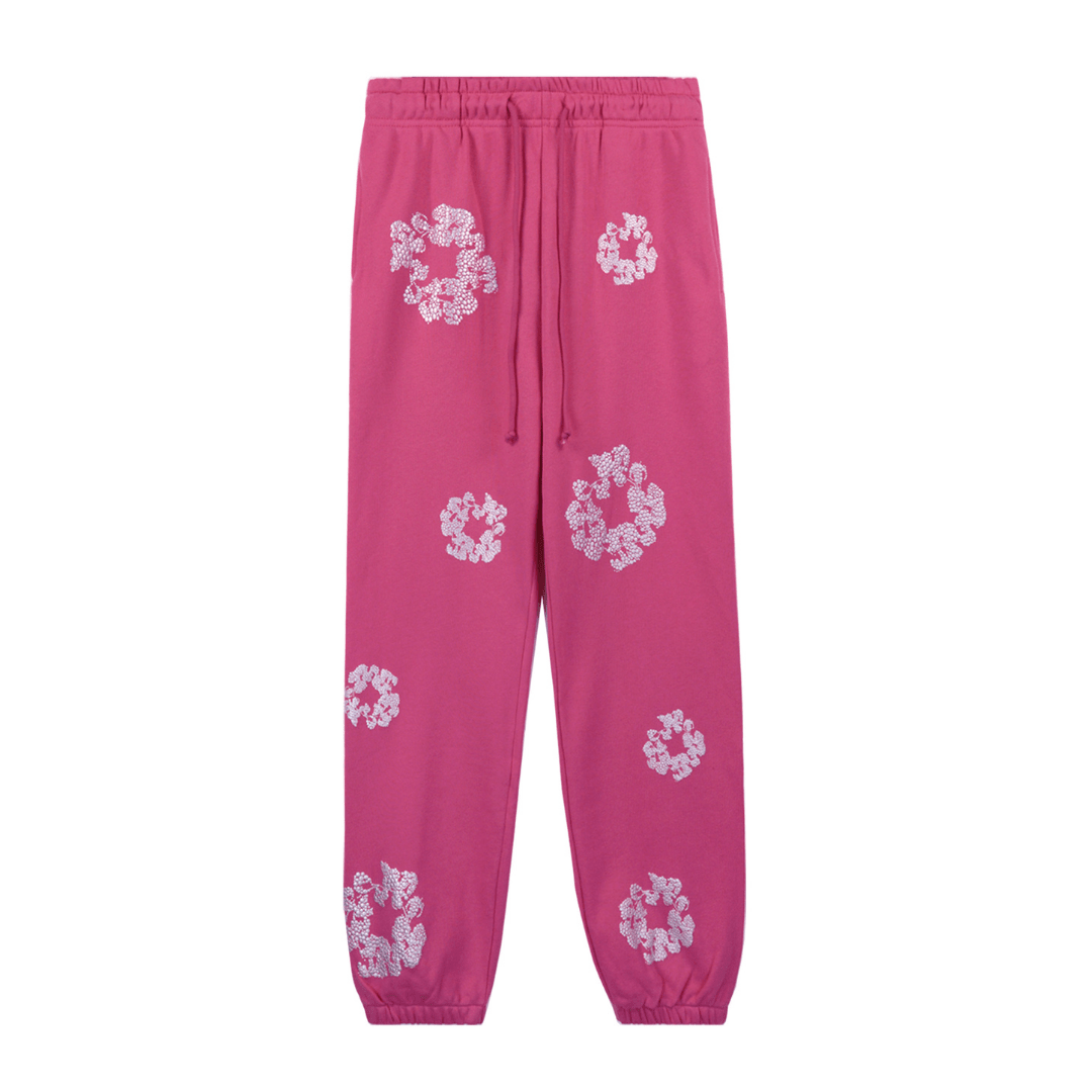 Denim Trs Diamonds Pink Pants