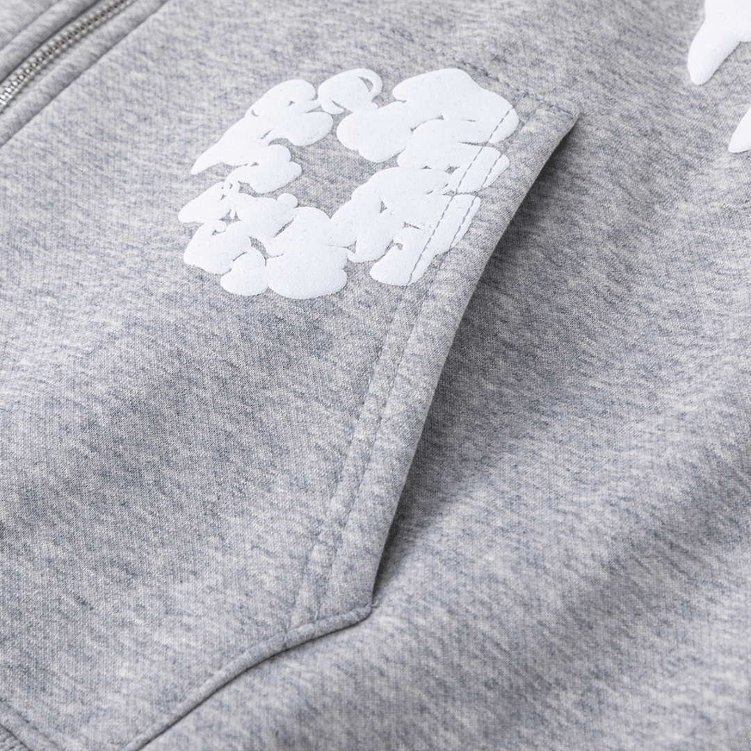 Denim Trs Zip Hoodie