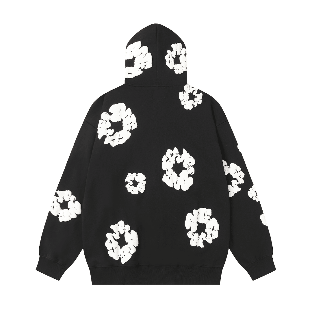Denim Trs Zip Hoodie
