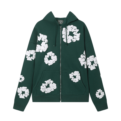 Denim Trs Zip Hoodie