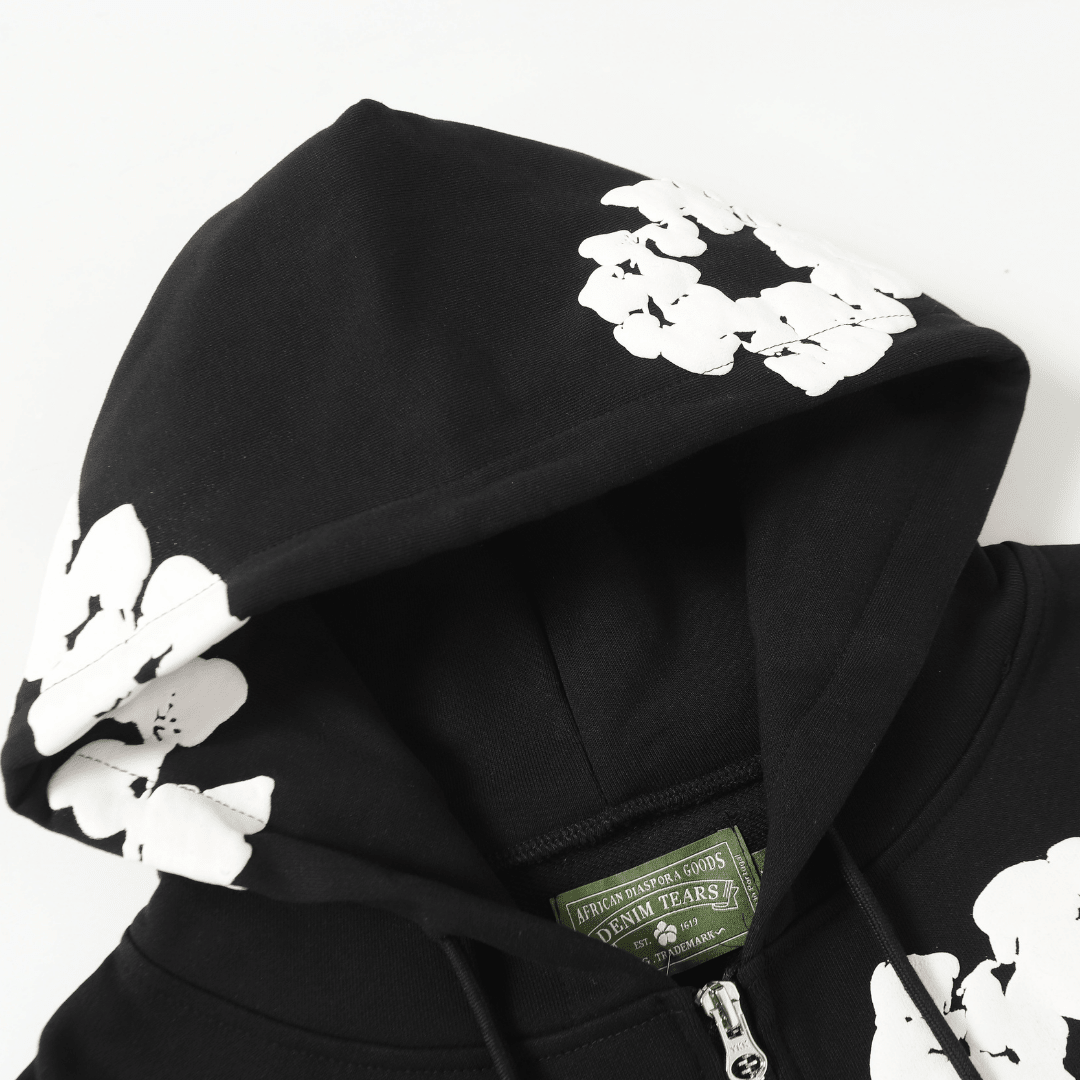 Denim Trs Zip Hoodie