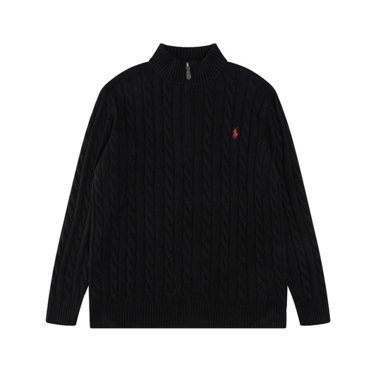 Polo Half Zip Sweater