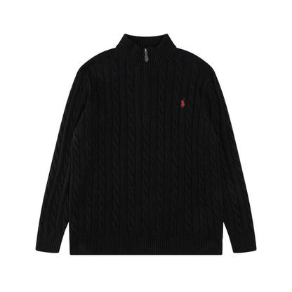 Polo Half Zip Sweater