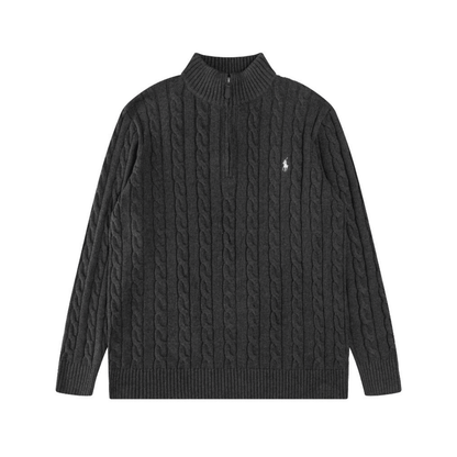 Polo Half Zip Sweater