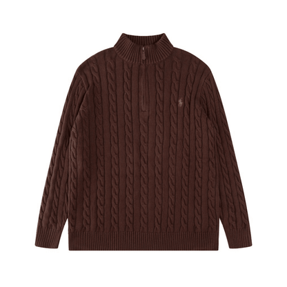 Polo Half Zip Sweater