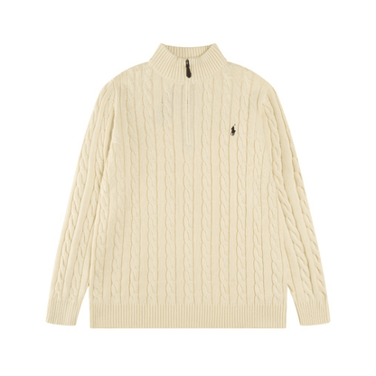 Polo Half Zip Sweater