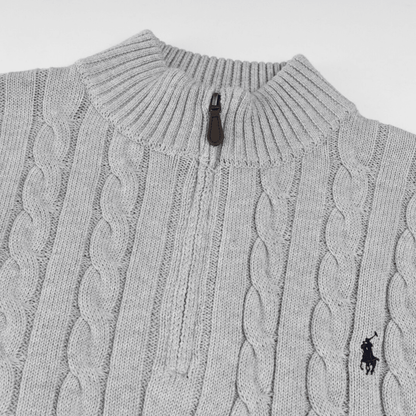 Polo Half Zip Sweater