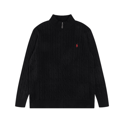 Polo Full Zip Sweater