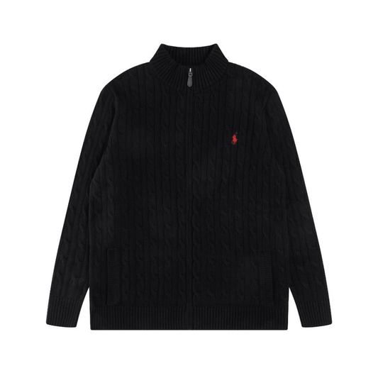 Polo Full Zip Sweater