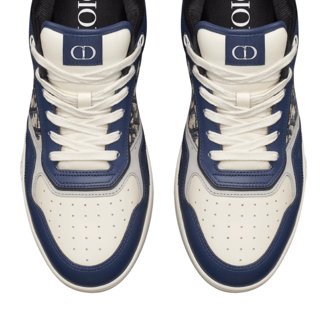 B27 Monogram Navy White