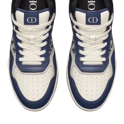 B27 Monogram Navy White