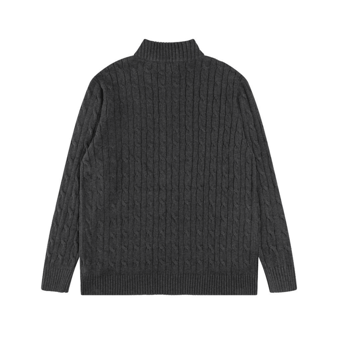 Polo Full Zip Sweater