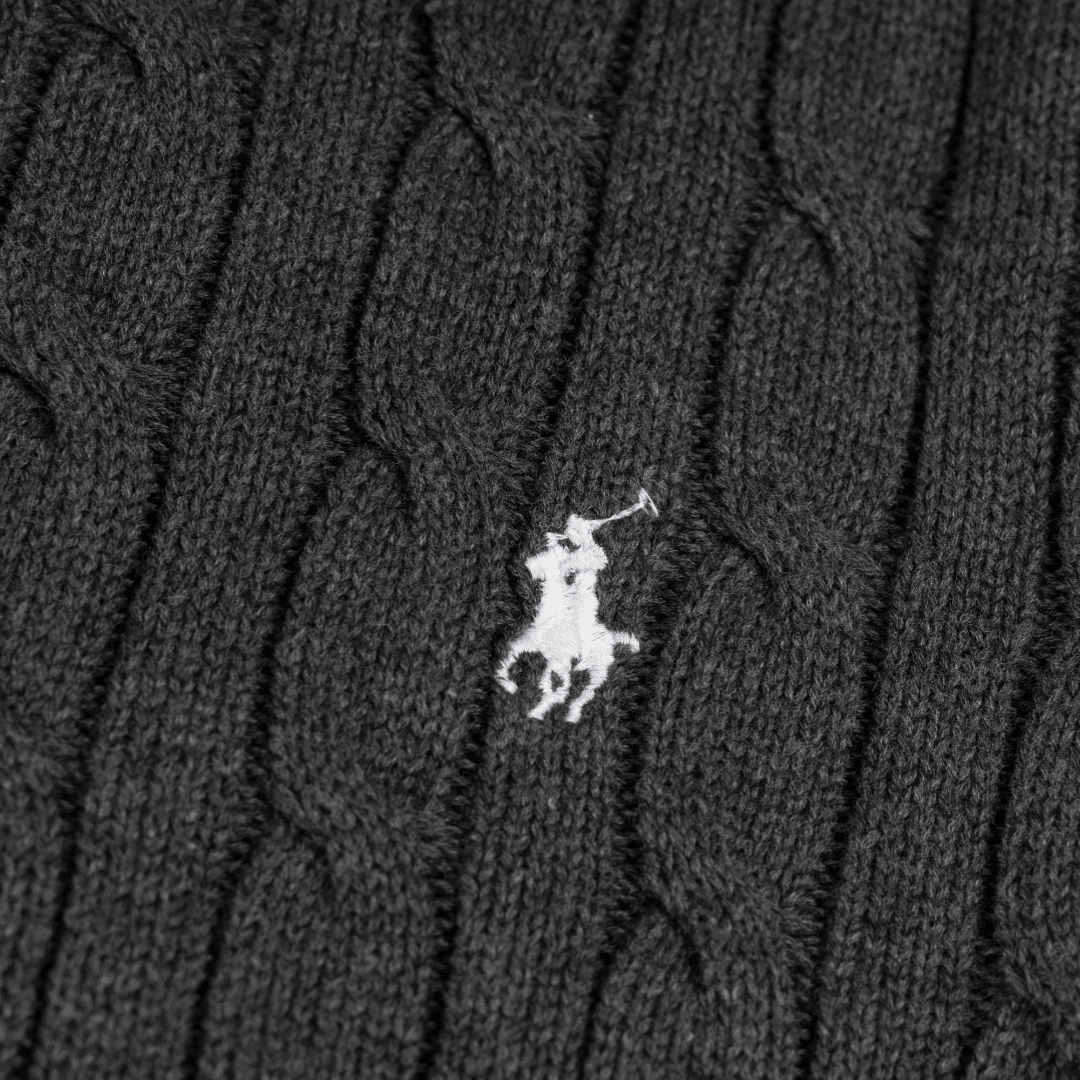 Polo Full Zip Sweater