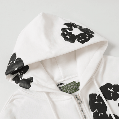 Denim Trs Zip Hoodie