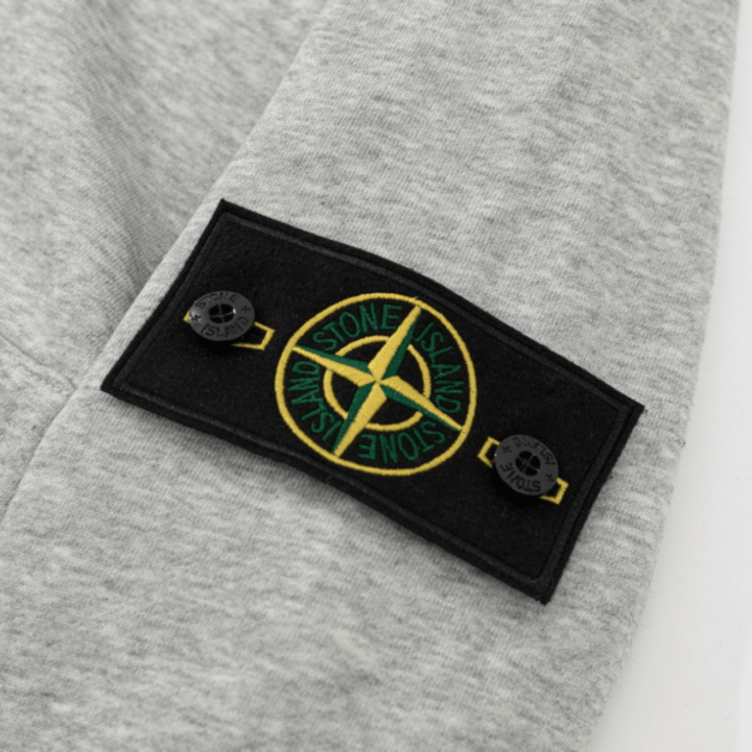 Stone Monogram Zip Hoodie