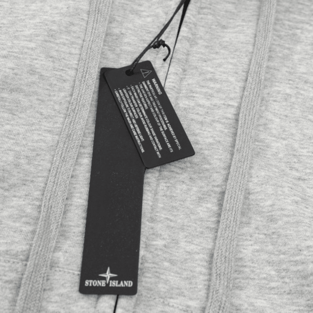 Stone Monogram Zip Hoodie